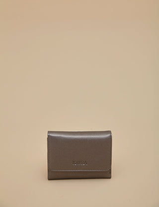 Artificial Leather Wallet Grey CZD03